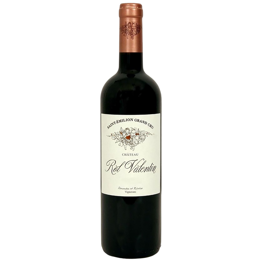 A bottle of Château Rol Valentin Saint-Emilion Grand Cru
