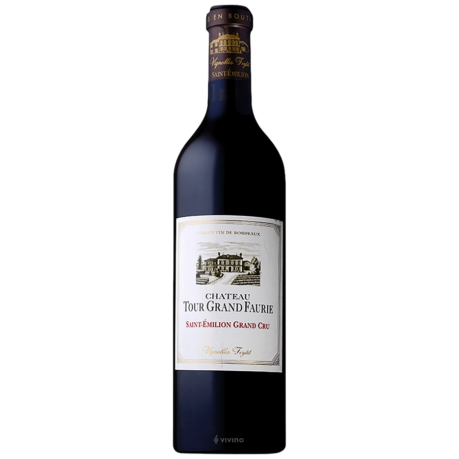 A magnum bottle of Château Tour Grand Faurie