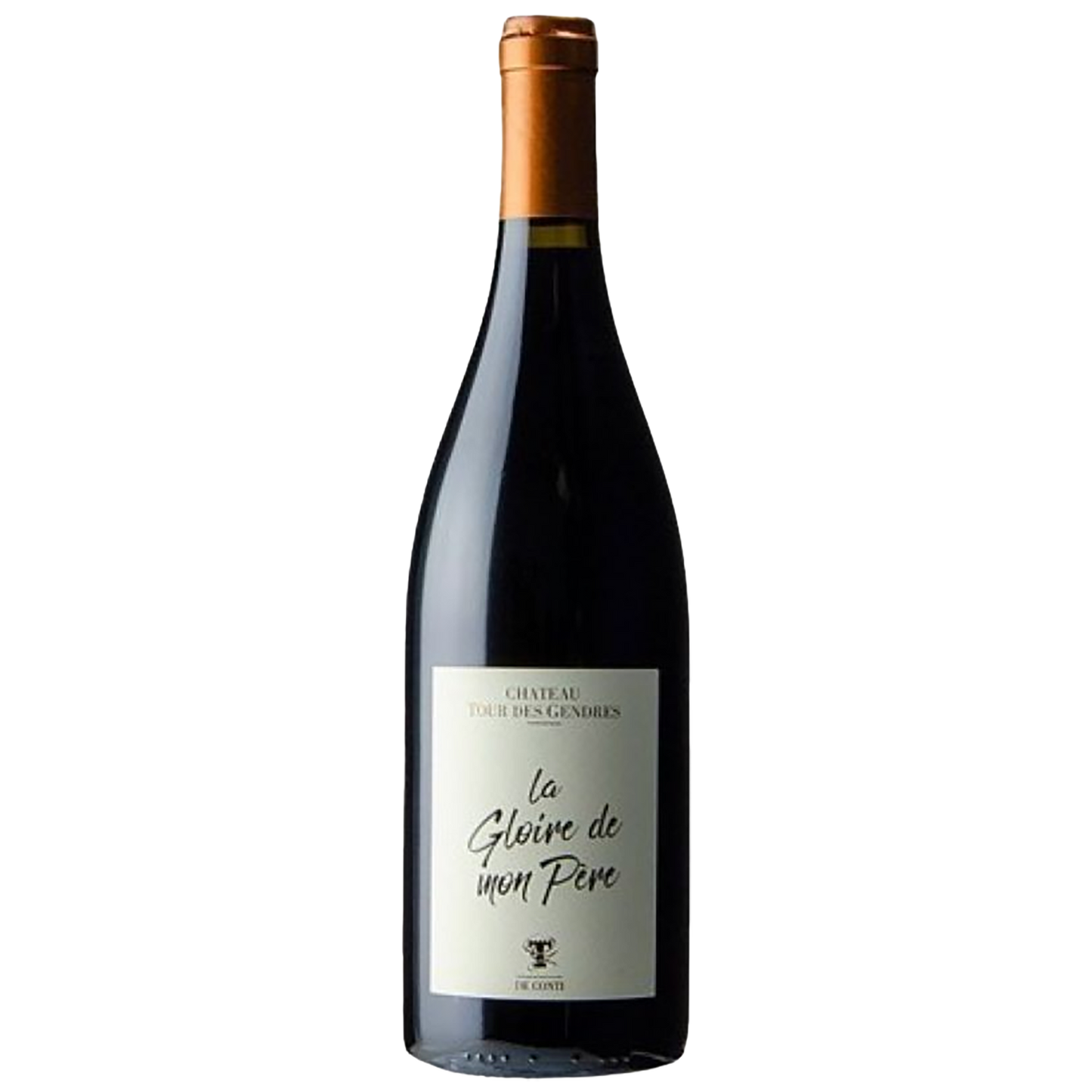 A bottle of Château Tour des Gendres La Gloire de Mon Père