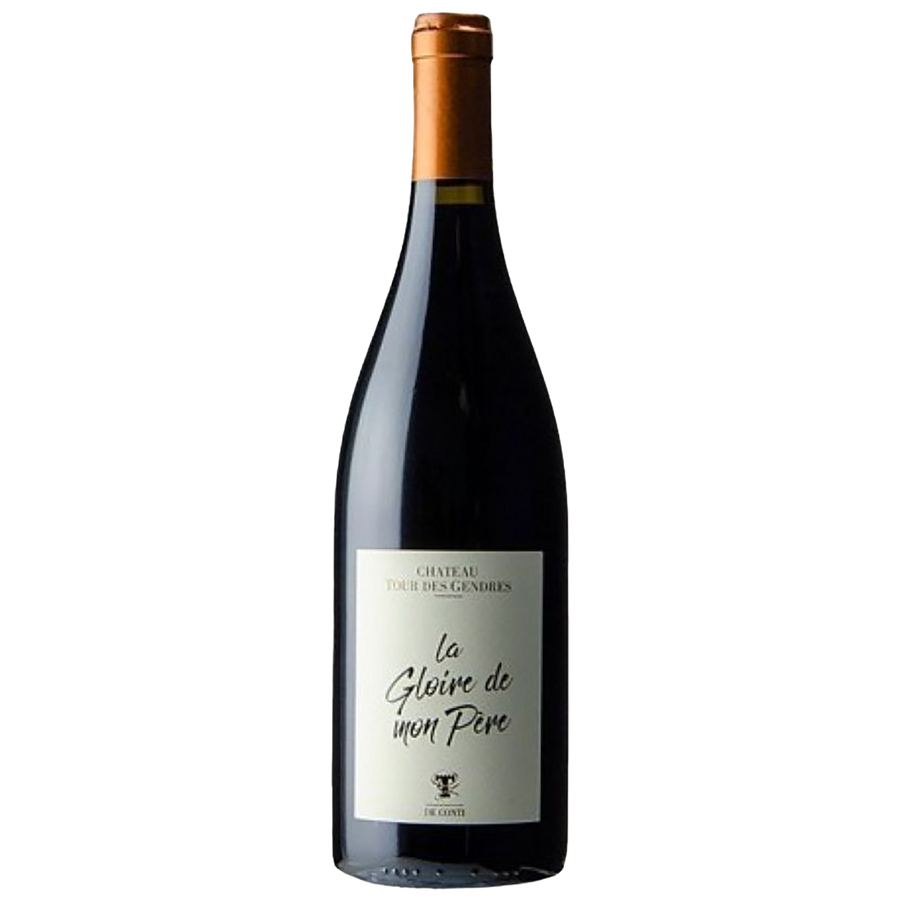 A bottle of Château Tour des Gendres La Gloire de Mon Père