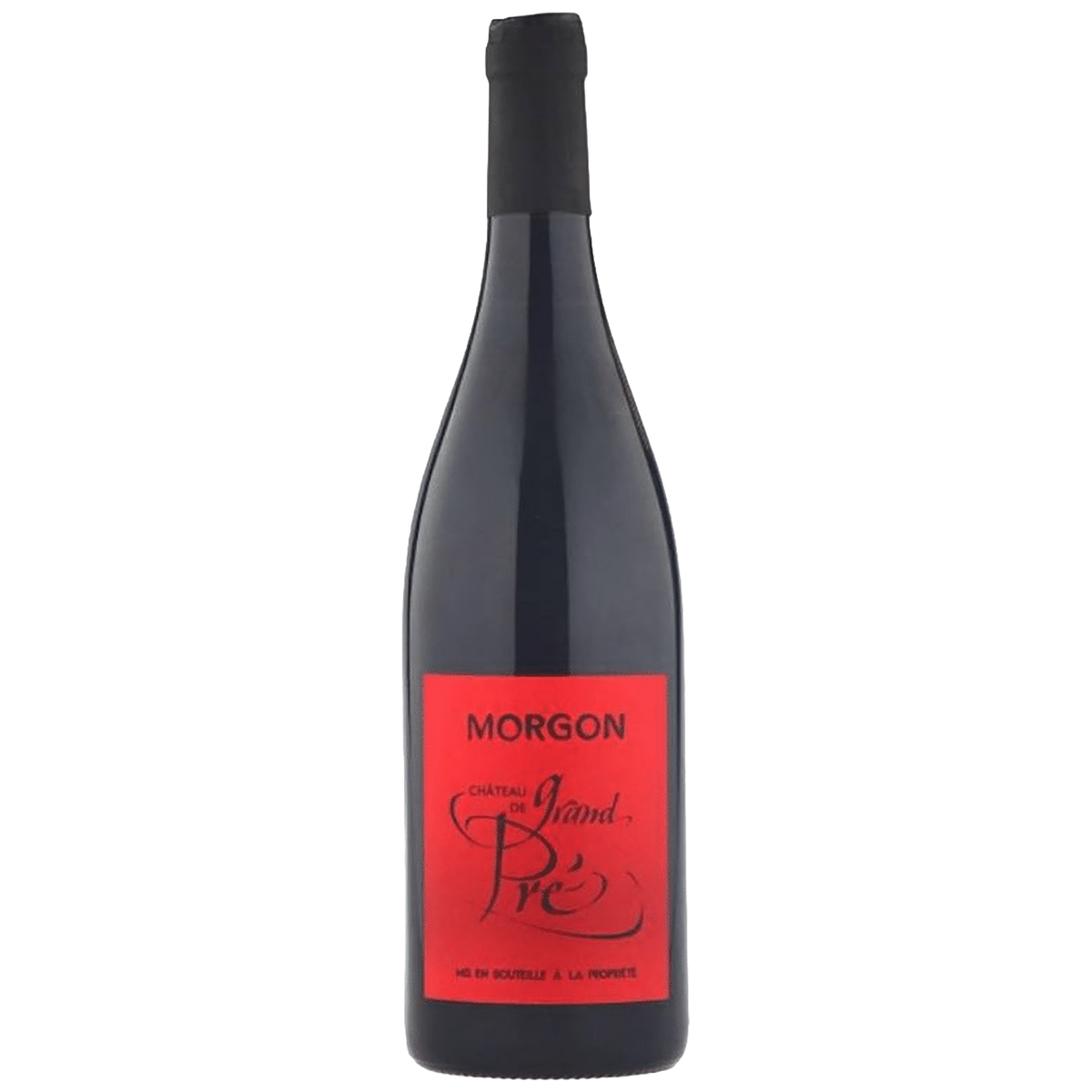 A bottle of Château de Grand Pré Morgon
