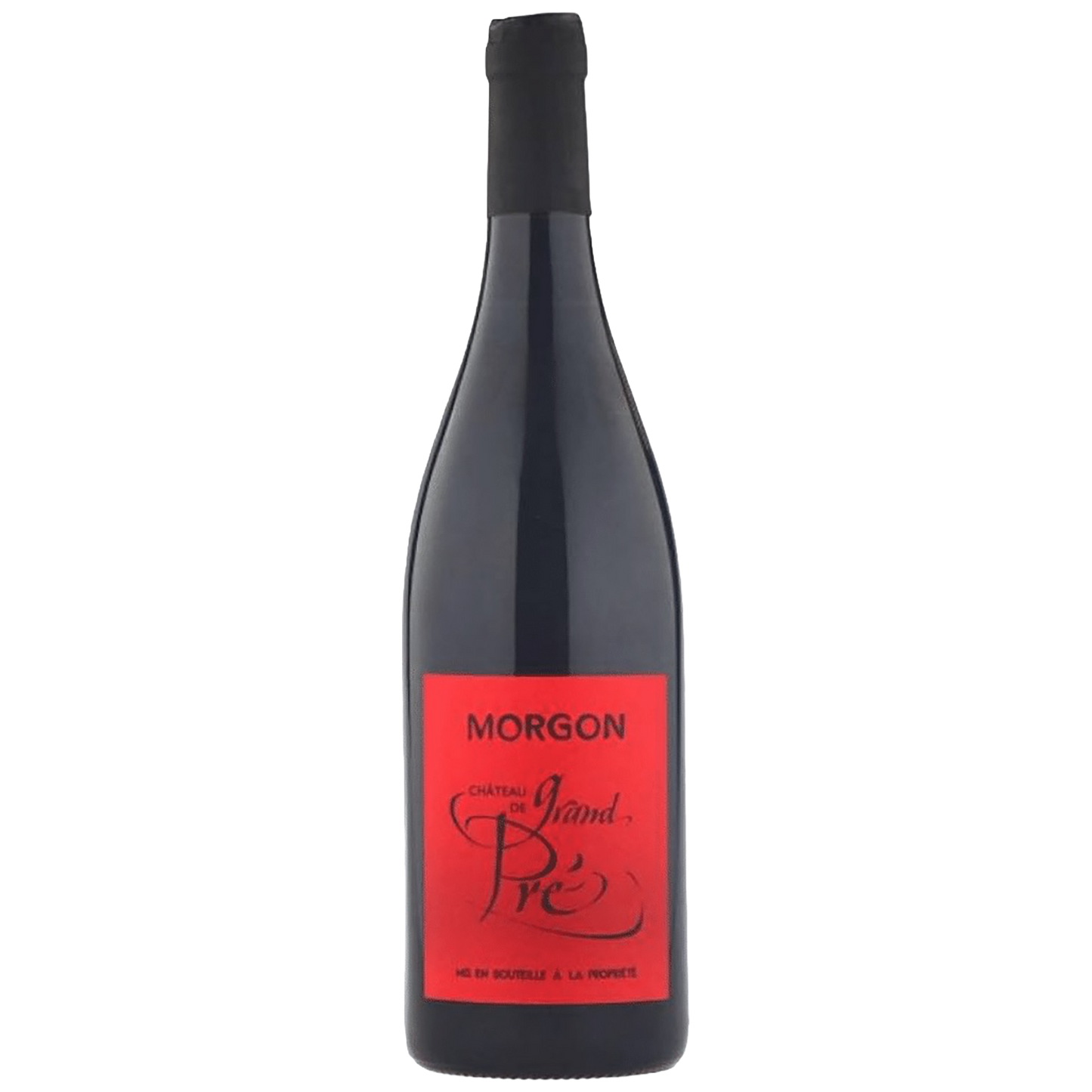 A bottle of Château de Grand Pré Morgon