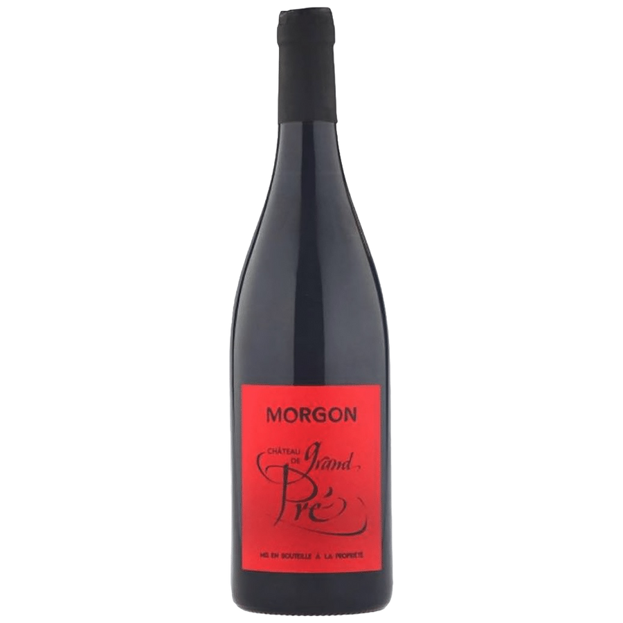 A bottle of Château de Grand Pré Morgon