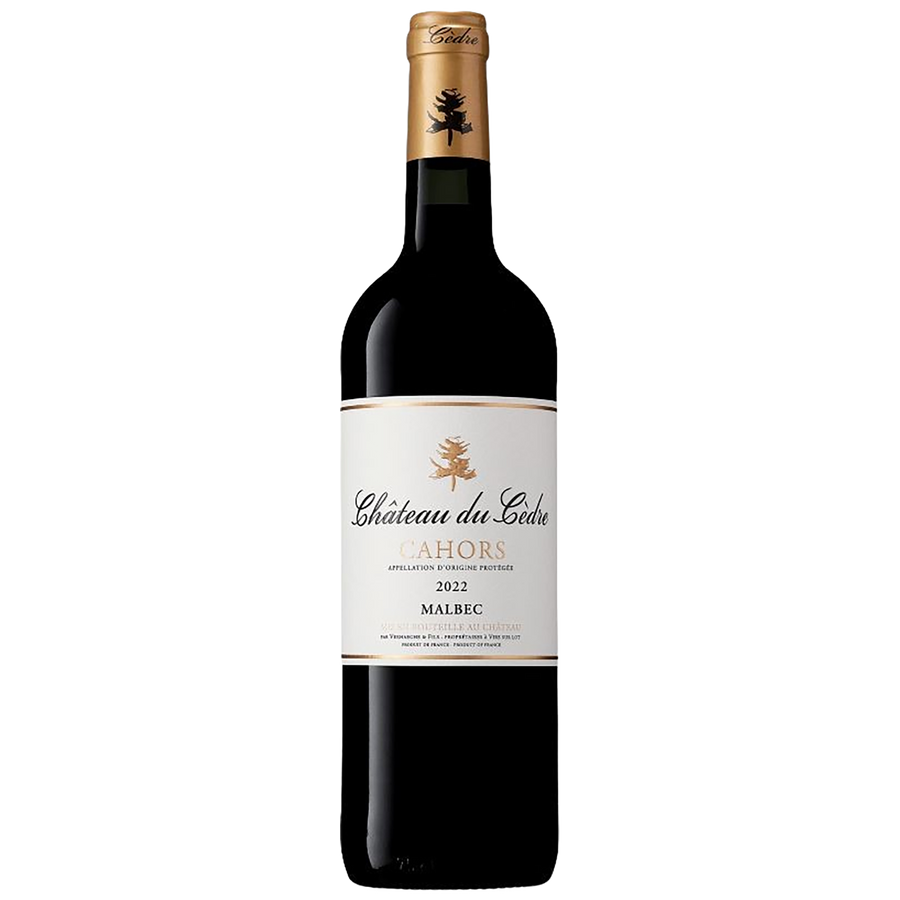 A half bottle of Château du Cèdre Cahors