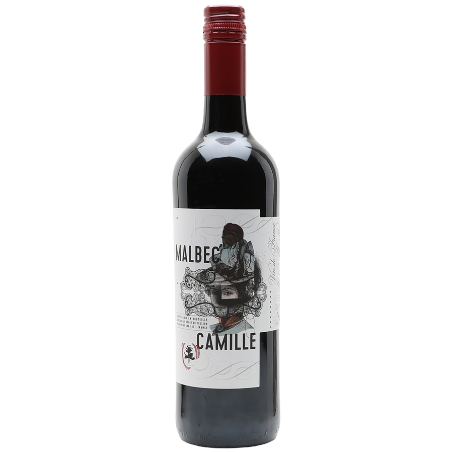 A bottle of Château du Cèdre Camille Malbec