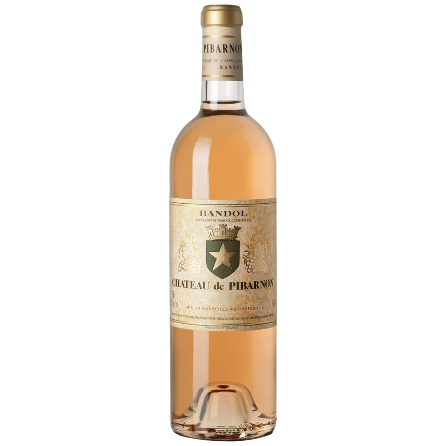 A bottle of Château de Pibarnon Rosé