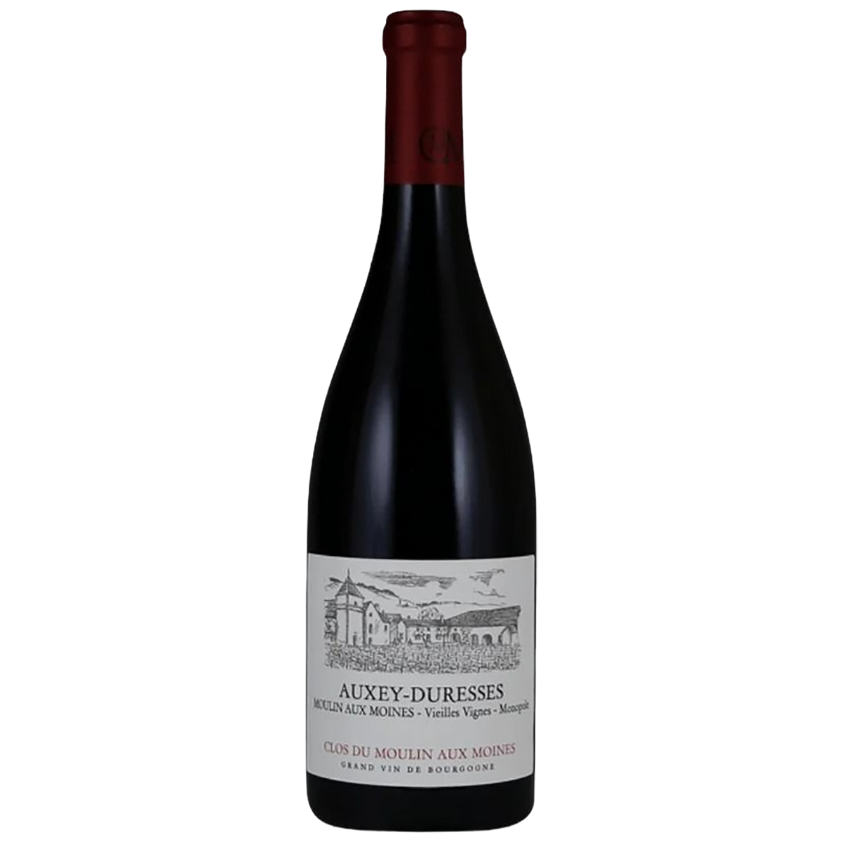 A bottle of Clos du Moulin aux Moines Auxey-Duresses Monopole Rouge