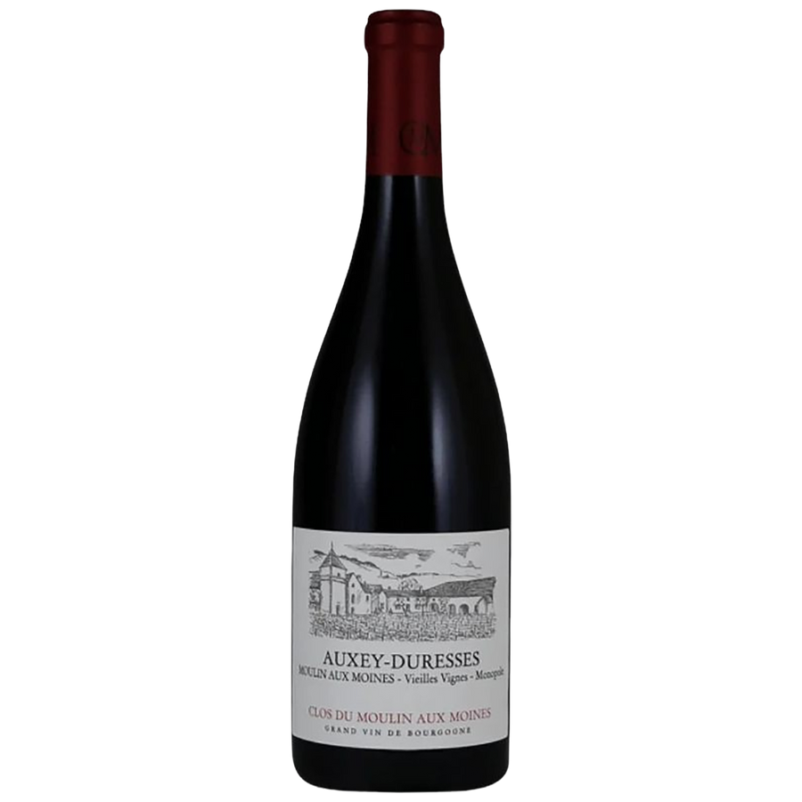 A bottle of Clos du Moulin aux Moines Auxey-Duresses Monopole Rouge