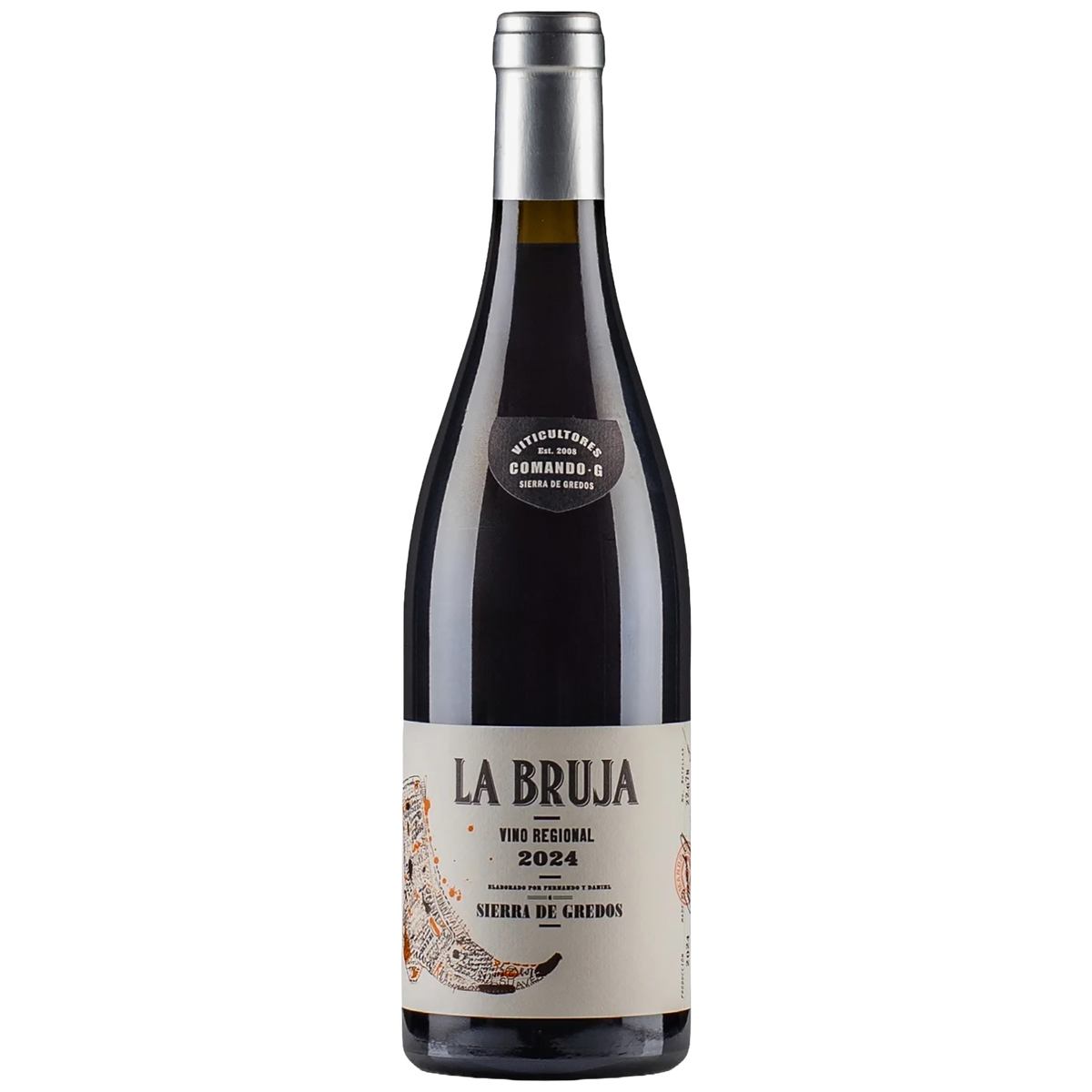 A bottle of Comando G La Bruja