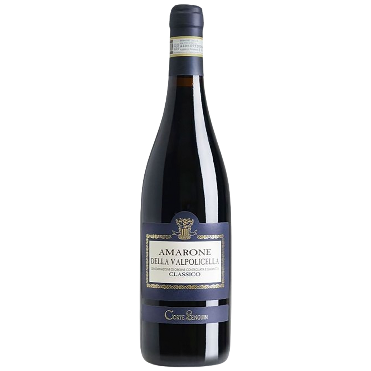 A bottle of Corte Lenguin Amarone della Valpolicella Classico
