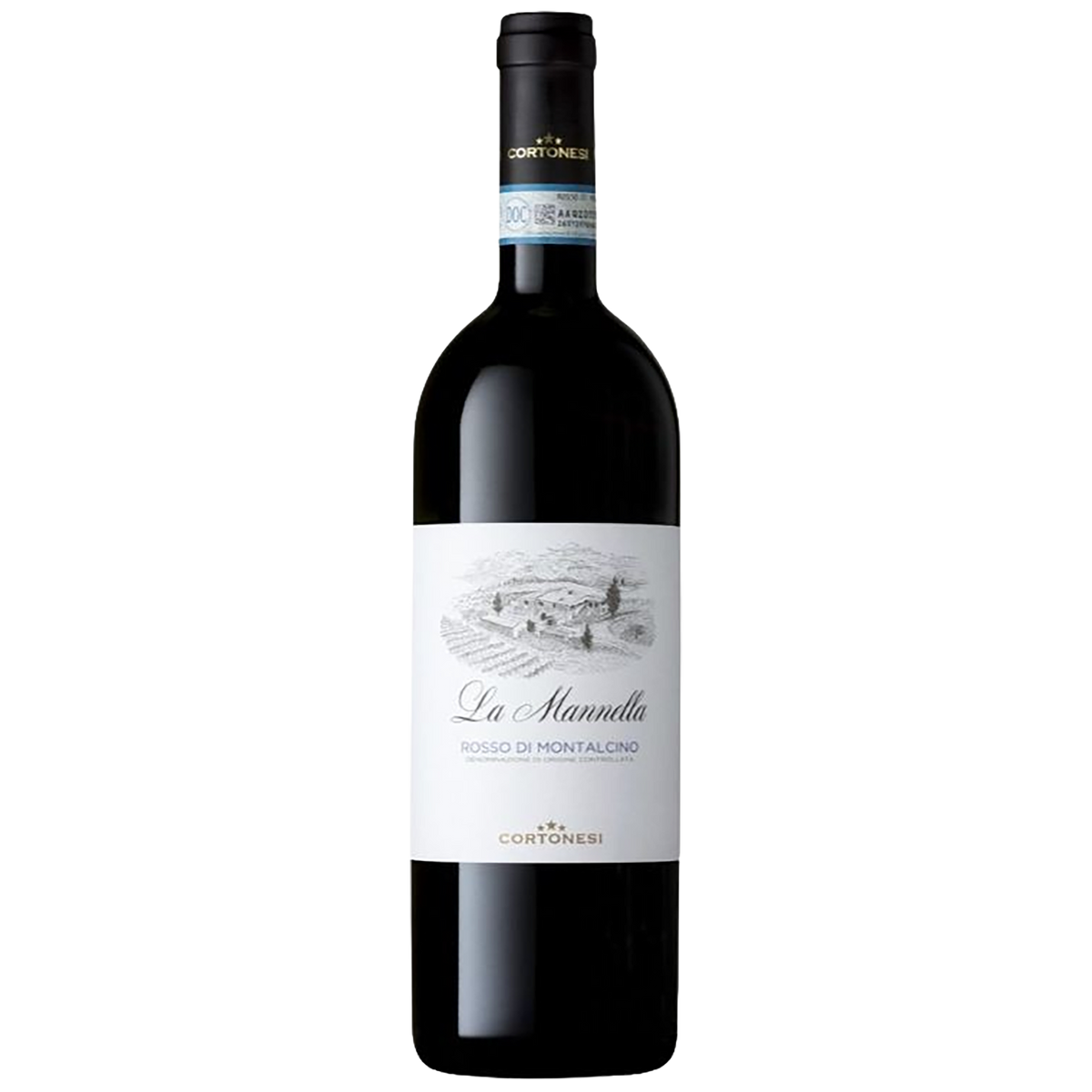 A Bottle of Cortonesi Rosso di Montalcino La Manella