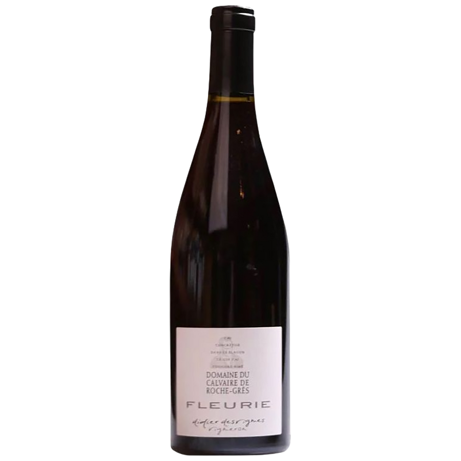 A half bottle of Didier Desvignes Fleurie