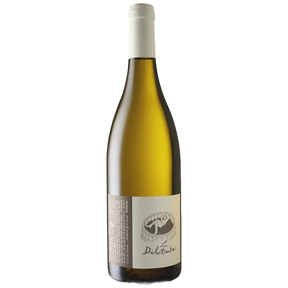 A bottle of Domaine Breton Vouvray La Dilettante