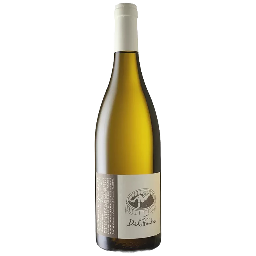 A bottle of Domaine Breton Vouvray La Dilettante