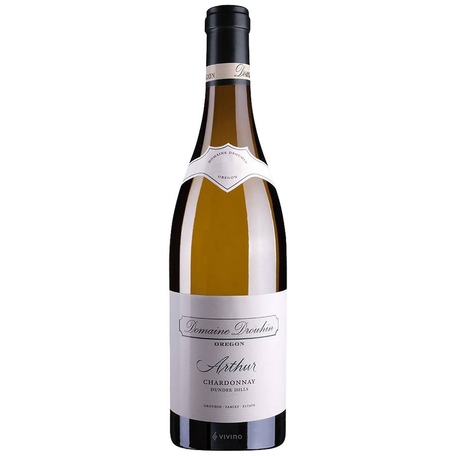A bottle of Domaine Drouhin Oregon Arthur Chardonnay