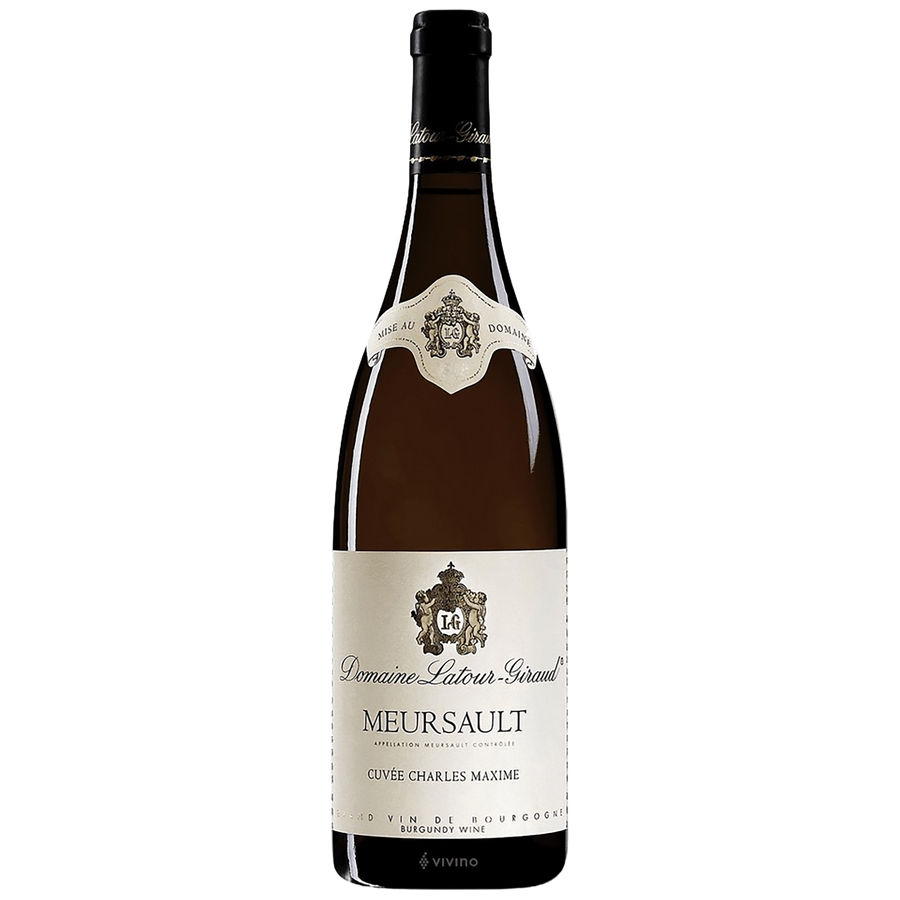A bottle of Domaine Latour-Giraud Meursault Cuvée Charles Maxime