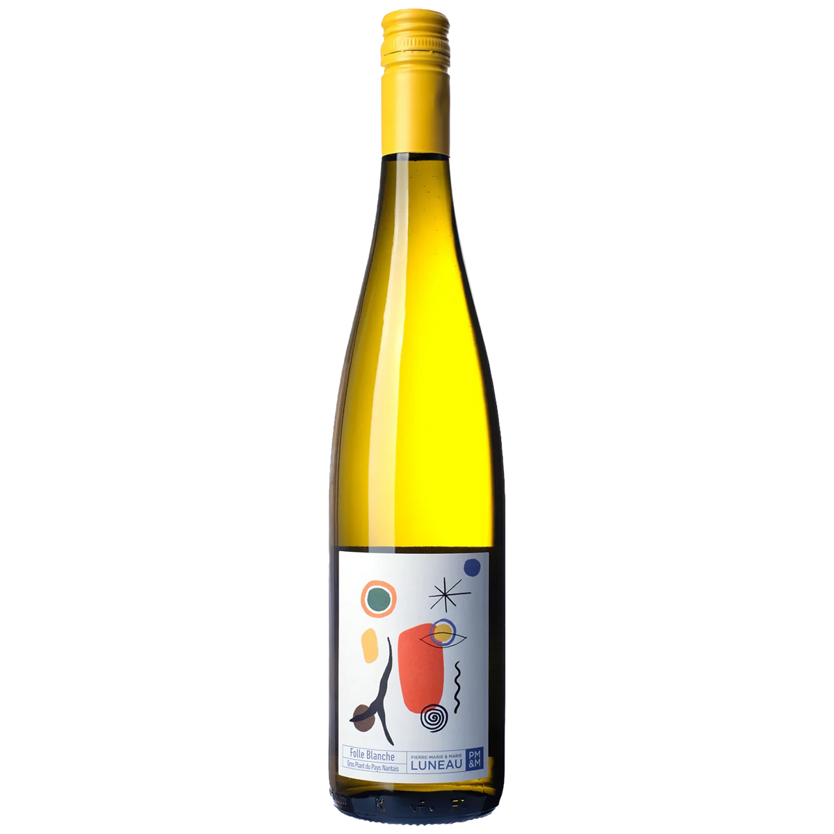 A bottle of Domaine Luneau-Papin Folle Blanche