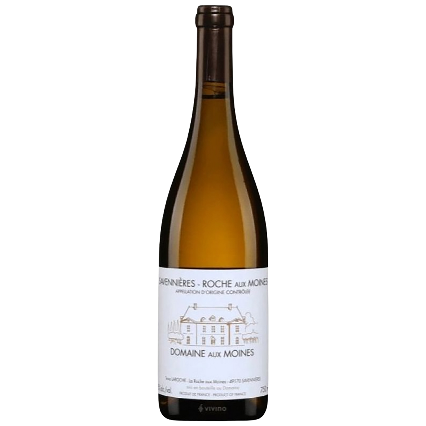 A bottle of Domaine Aux Moines Savennieres Roche aux Moines