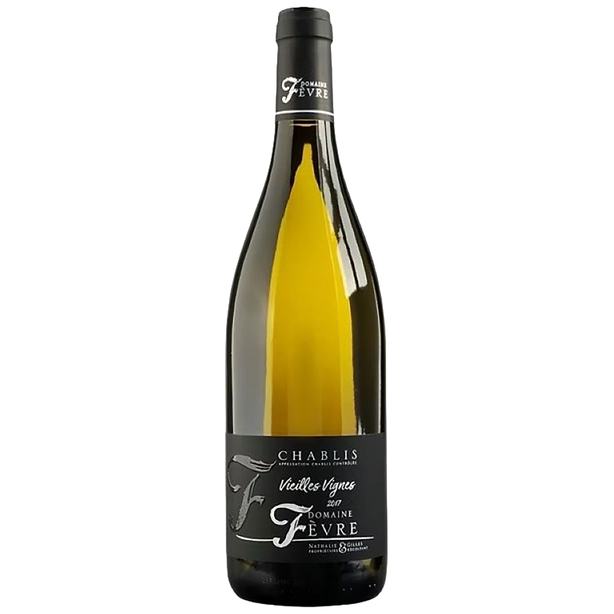 A bottle of Domaine Fèvre Chablis Vieilles Vignes