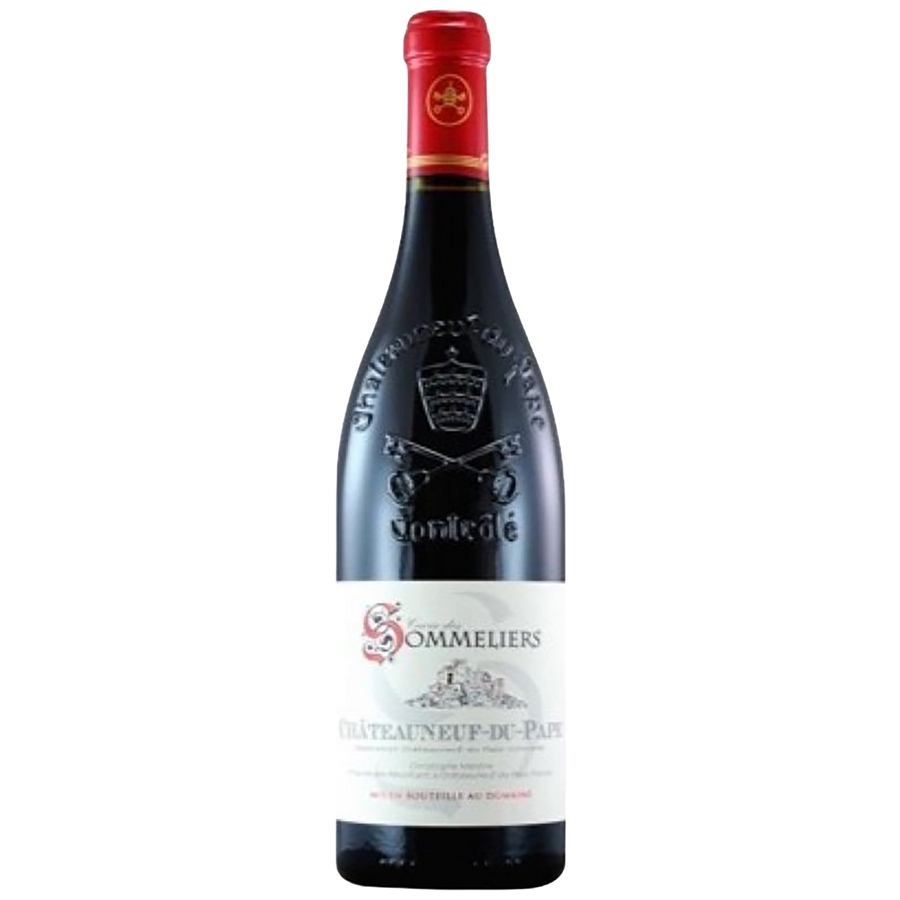 A half bottle of Domaine Jacques Mestre Châteauneuf du Pape Cuvée des Sommeliers