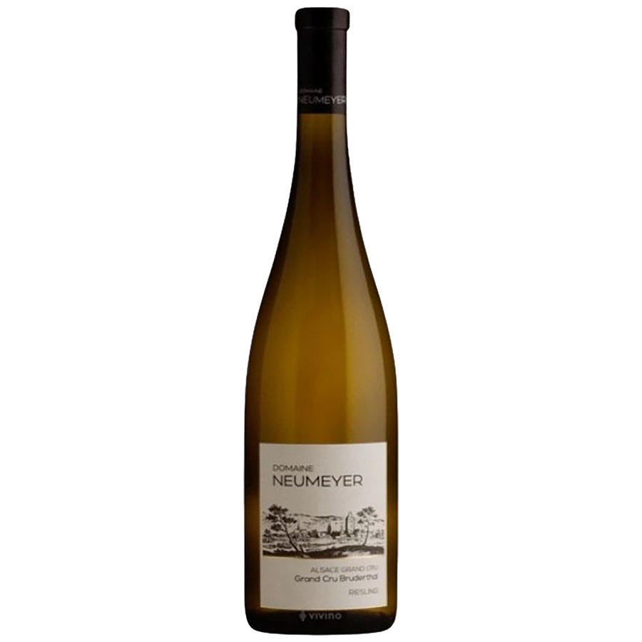 A bottle of Domaine Neumeyer Riesling Grand Cru Bruderthal