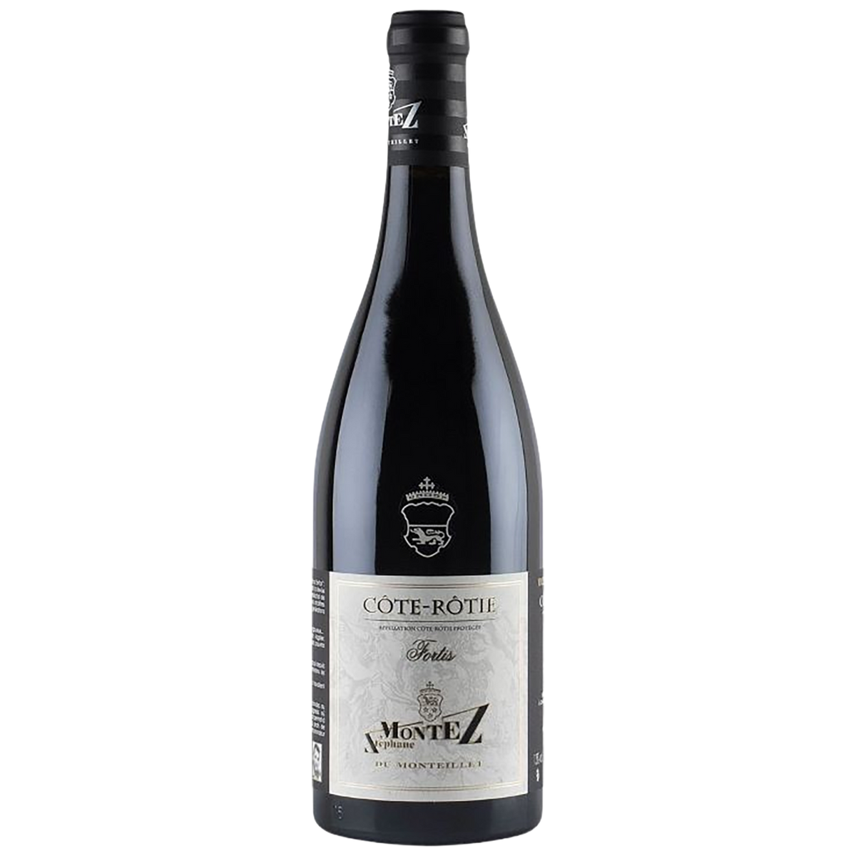 A bottle of Domaine du Monteillet Côte-Rôtie Cuvée Fortis