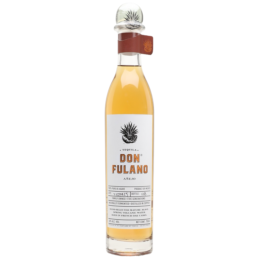 A bottle of Don Fulano Añejo Tequila 100% Agave