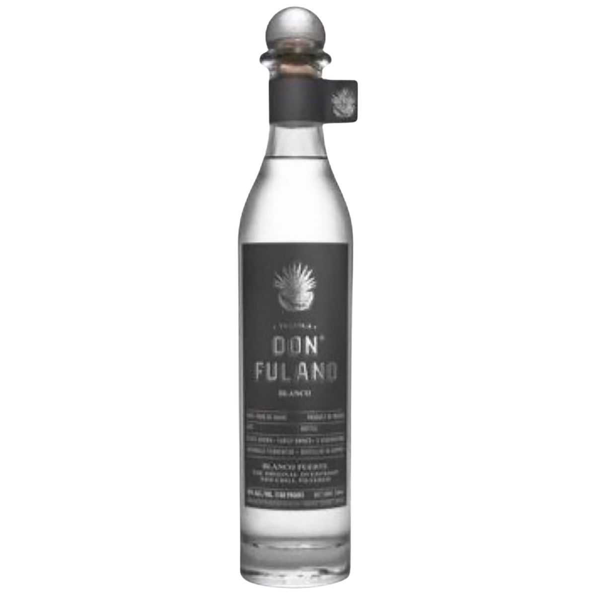 A bottle of Don Fulano Blanco Fuerte Tequila