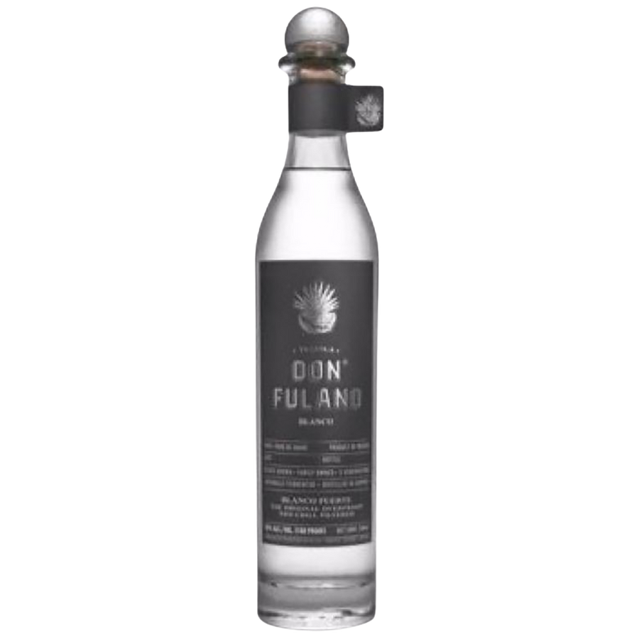 A bottle of Don Fulano Blanco Fuerte Tequila
