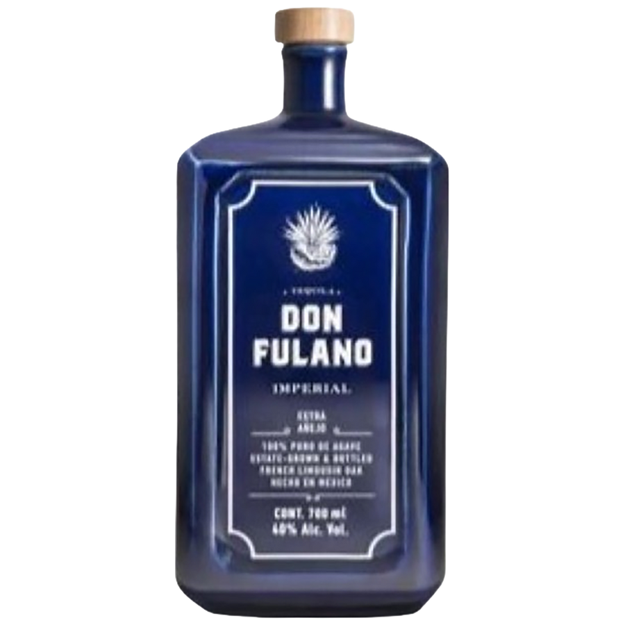 A bottle of Don Fulano Imperial Extra Añejo Tequila