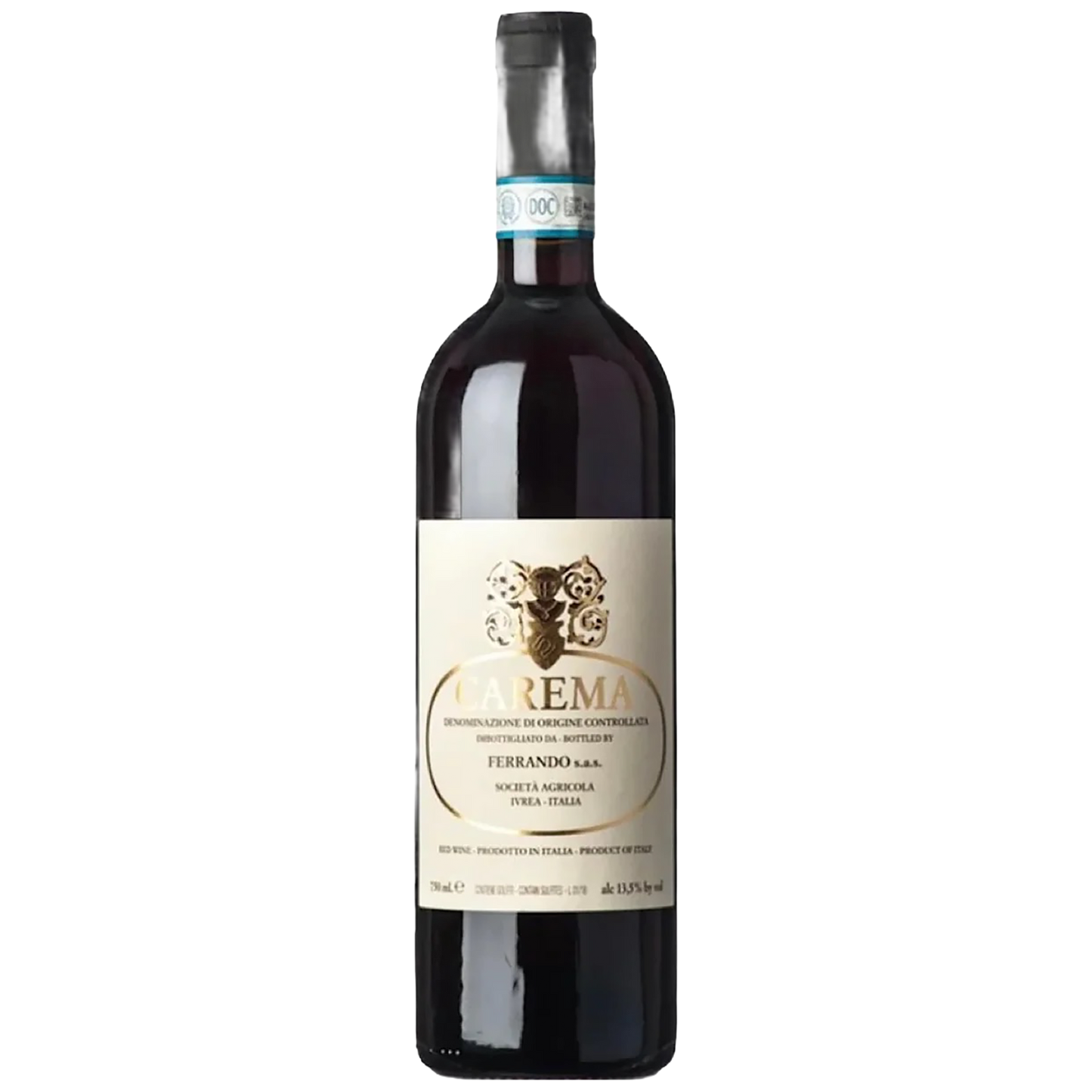A bottle of Ferrando Carema Etichetta Bianca