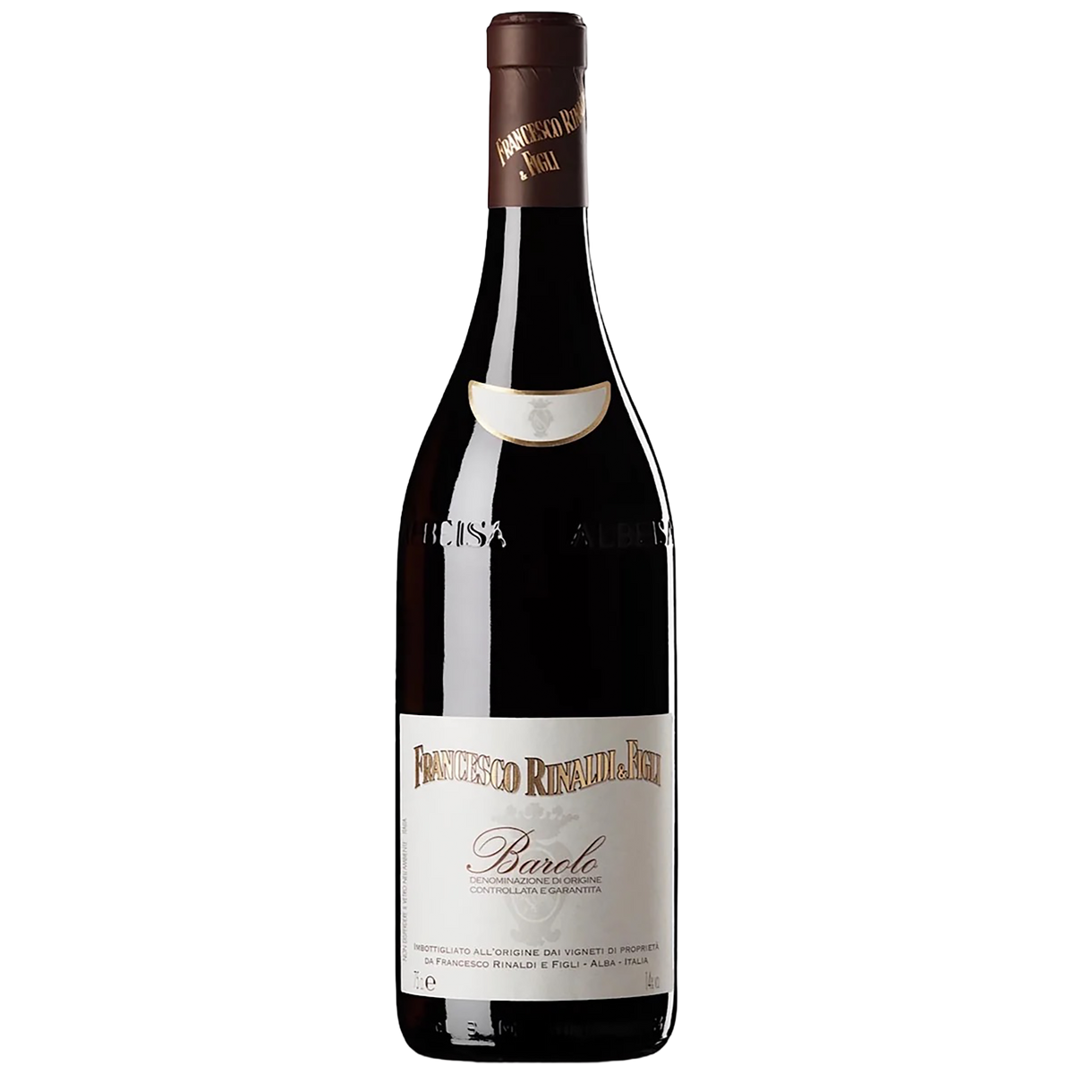 A bottle of Francesco Rinaldi Barolo