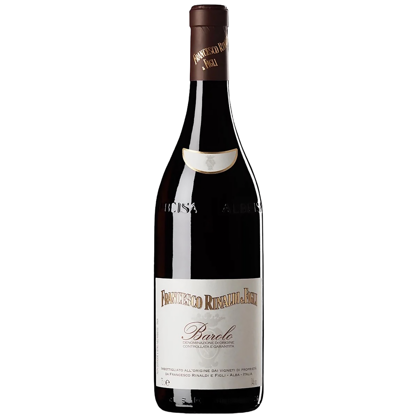 A bottle of Francesco Rinaldi Barolo