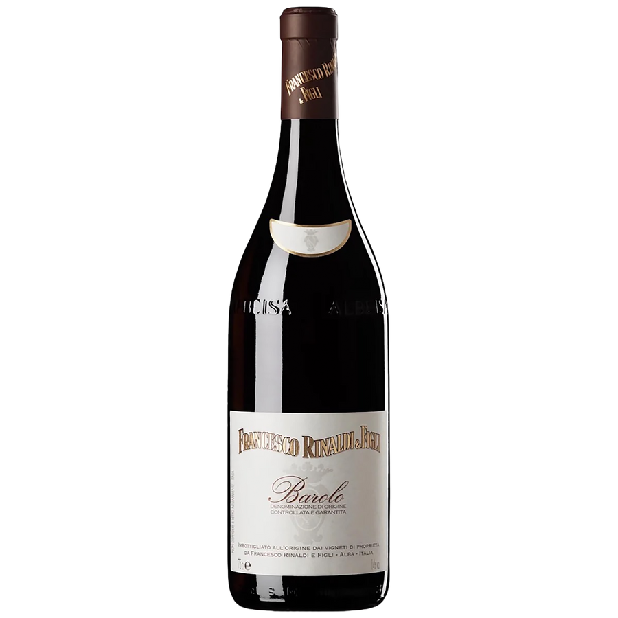 A bottle of Francesco Rinaldi Barolo