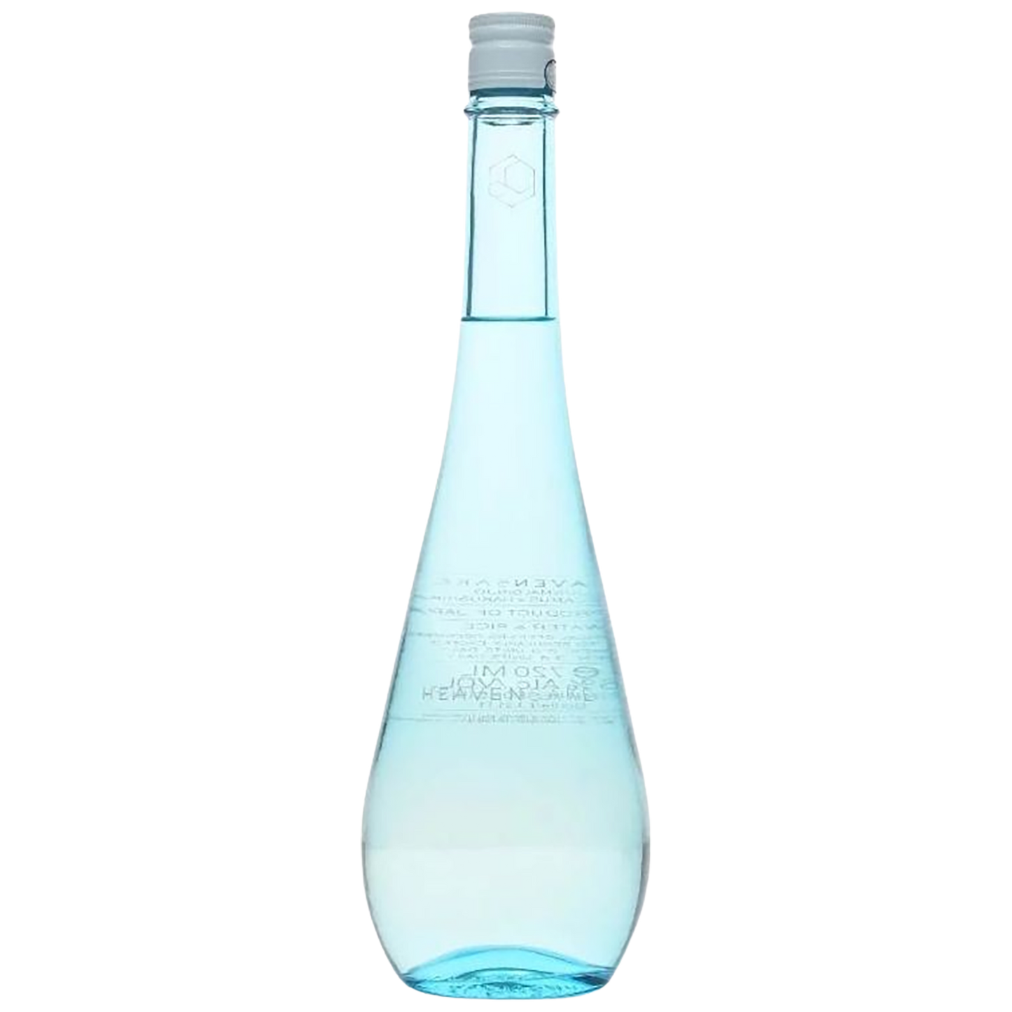 A bottle of Heavensake Label Azur