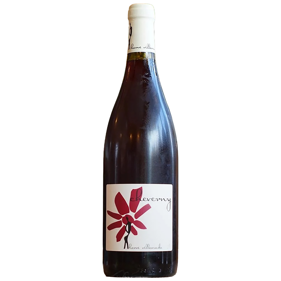 A bottle of Hervé Villemade Cheverny Rouge