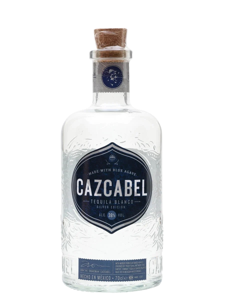 A bottle of Cazcabel Blanco Tequila available at Blenheim Vintners in St John's wood