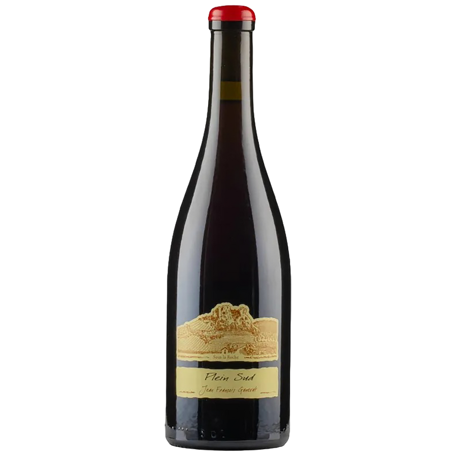 A bottle of Jean-Francois Ganevat Plein Sud Trousseau from Jura, available at Blenheim Vintners St John's Wood.