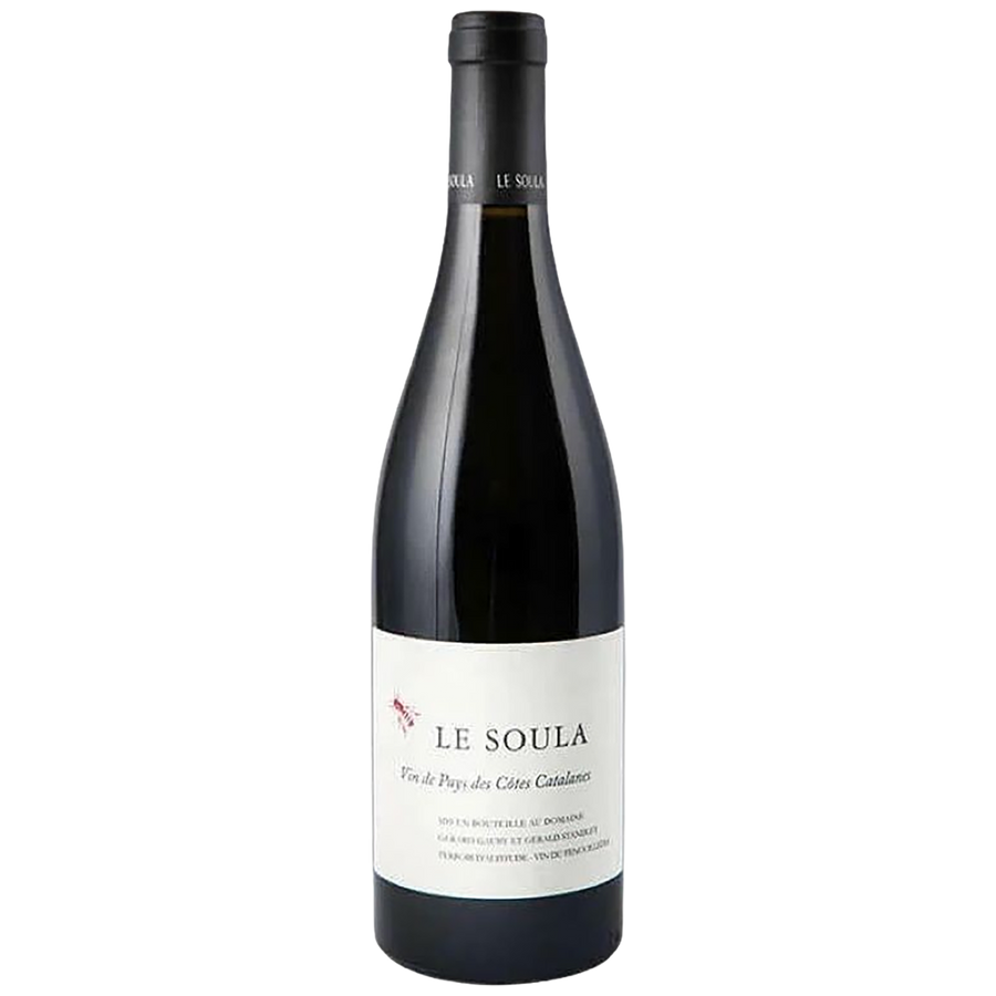 A bottle of Le Soula Rouge
