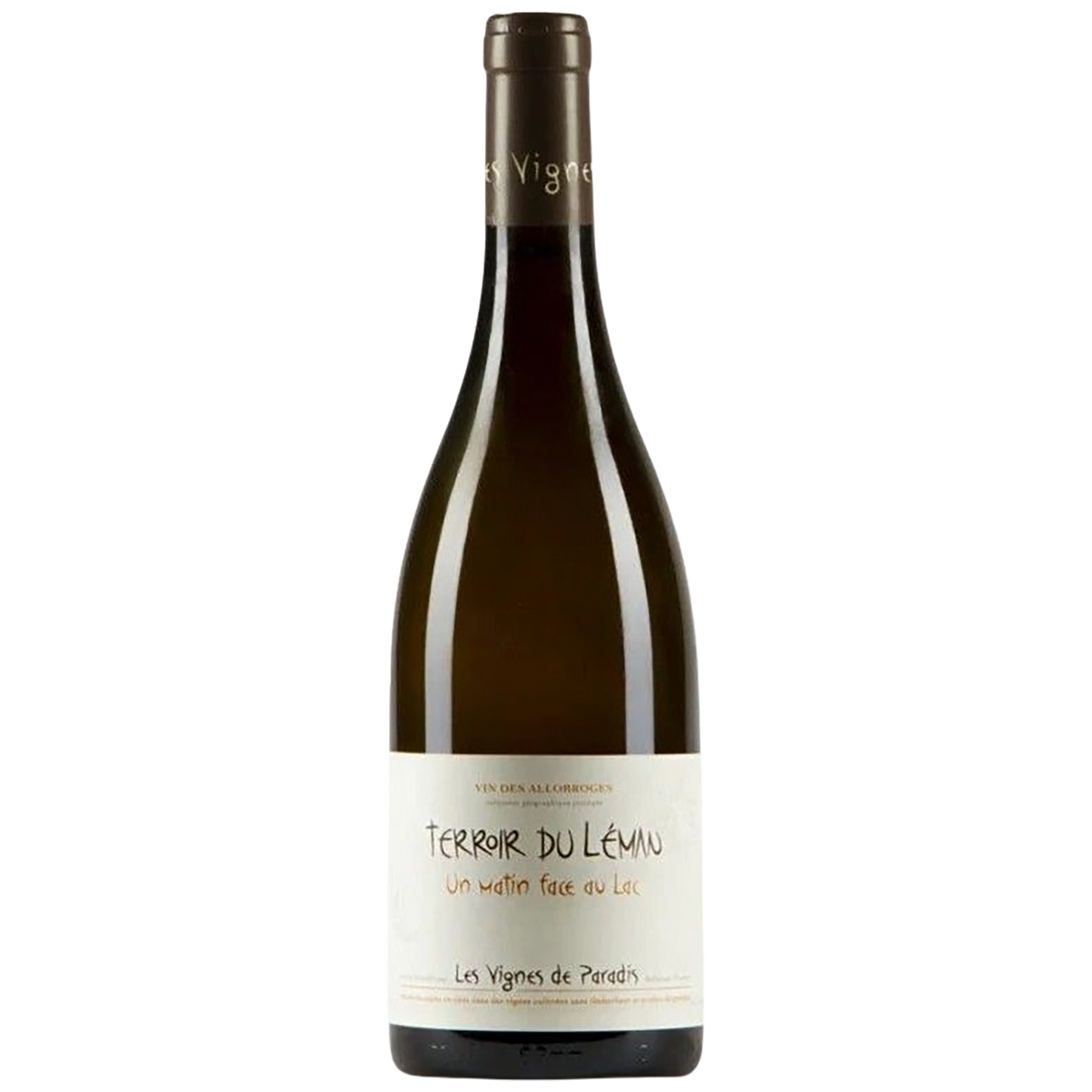 A bottle of Les Vignes du Paradis Un Matin Face au Lac