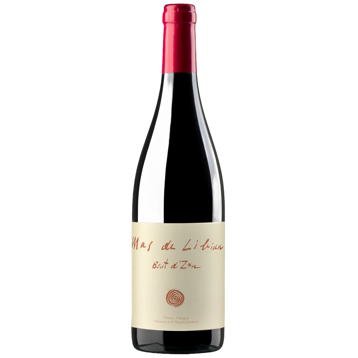 A bottle of Mas De Libian Côtes Du Rhône Bout d'Zan