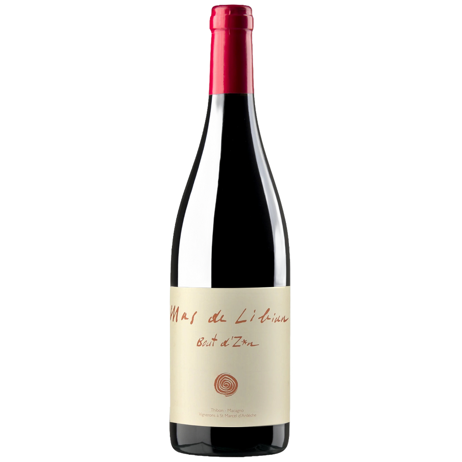 A bottle of Mas De Libian Côtes Du Rhône Bout d'Zan