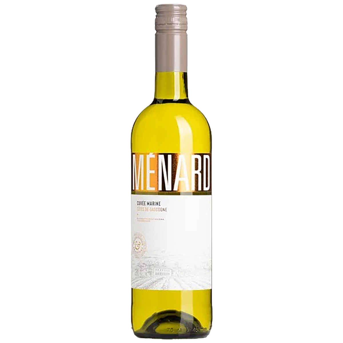 A bottle of Ménard Cuvée Marine Côtes de Gascogne