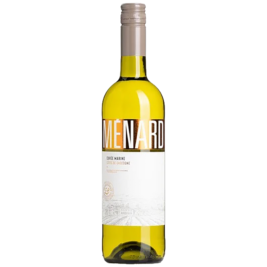A bottle of Ménard Cuvée Marine Côtes de Gascogne