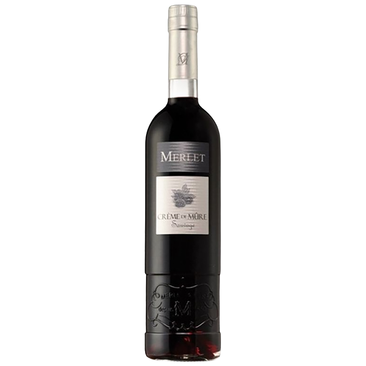 A bottle of Merlet Crème de Mûre