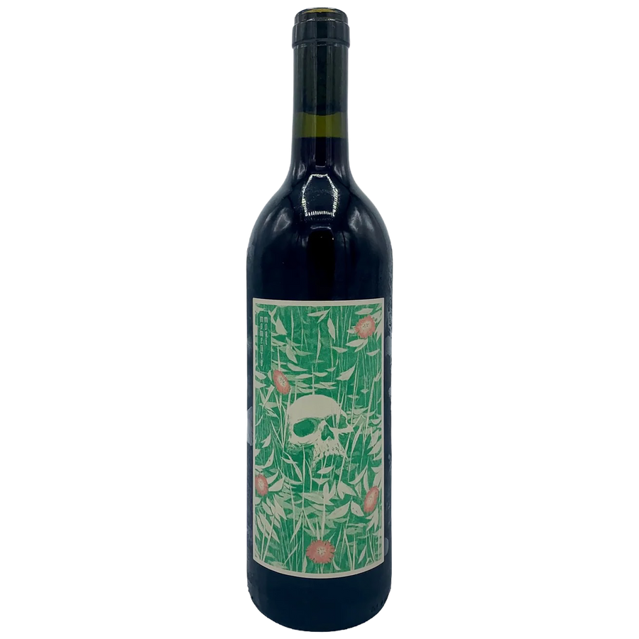 A bottle of Momento Mori Rack & Ruin