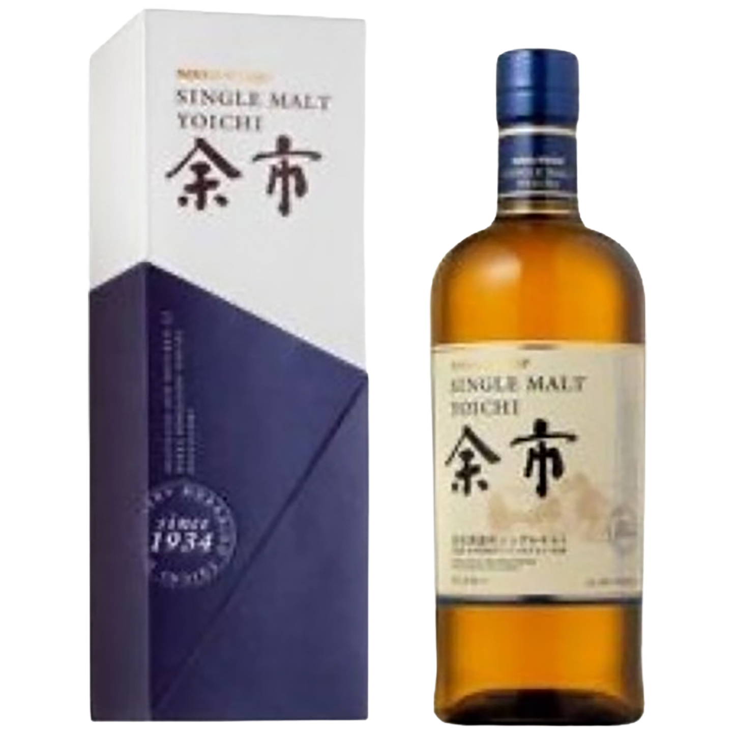 A bottle of Nikka Yoichi Single Malt Whisky