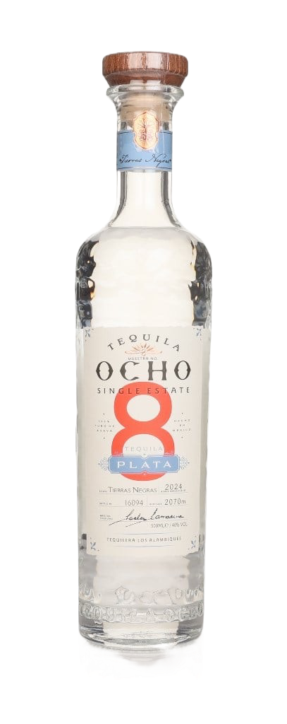 Bottle of Ocho Tequila Blanco available at Blenheim Vintners North West London