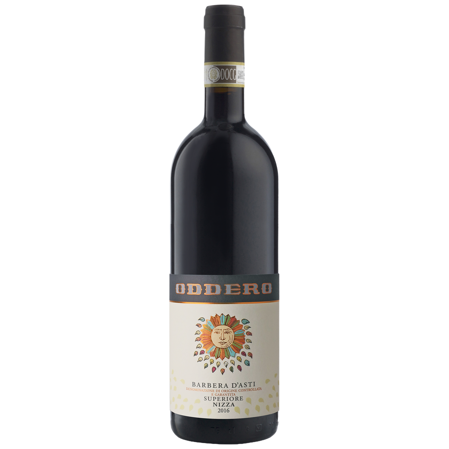A bottle of Poderi e Cantine La Morra Oddero Nizza Barbera d'Asti