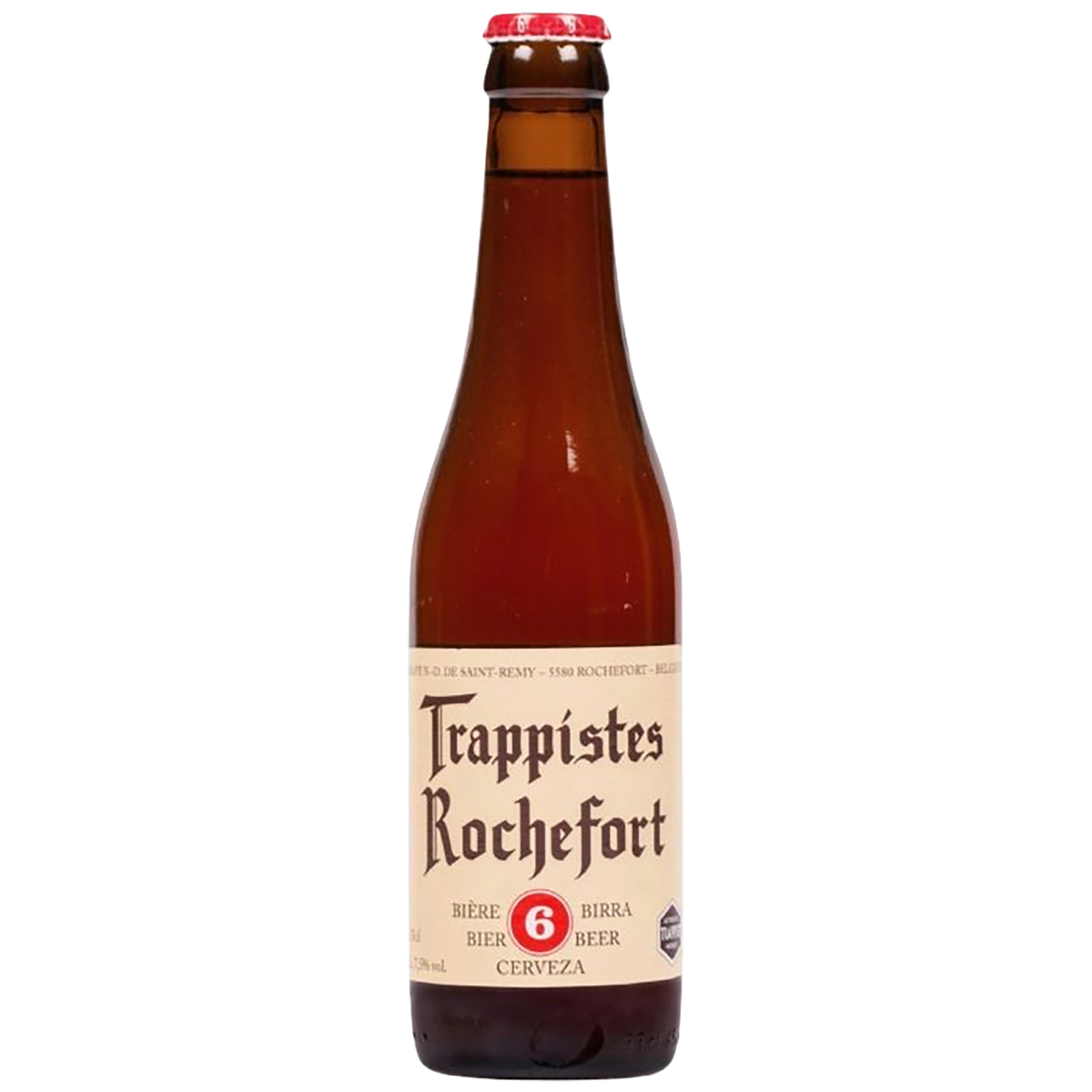 A bottle of Rochefort 6 Trappist Dubbel